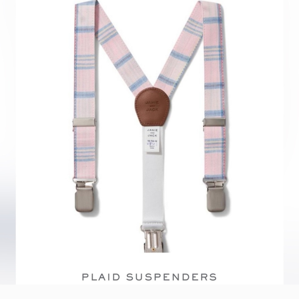 3/$20 BNIB Janie & Jack Easter Suspenders